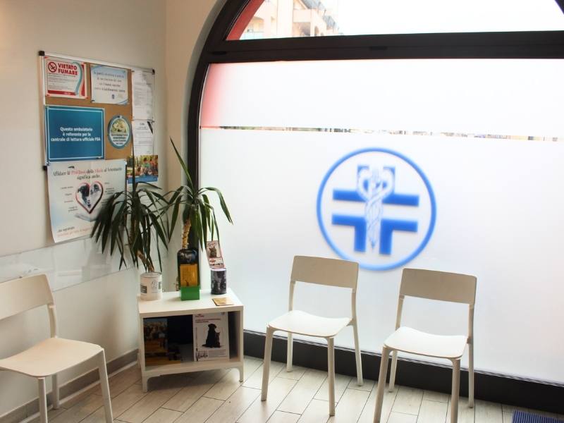 sala attesa cani gatti clinica veterinaria paola cadona